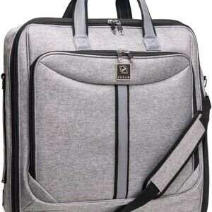 Premium Suit Carry On Garment Bag for Travel & Business Trips W/ Shoulder Straps